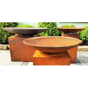 Cortenstalen Vuurschaal 80 plat